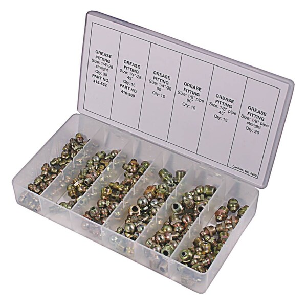 Grease Fitting Kit Includes 110 Pieces Lawn Mowers